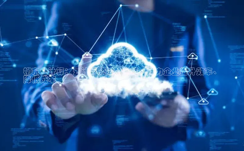 凯捷天键股份柳东云计算：云计算领域的先驱，助力企业提升效率、
降低成本