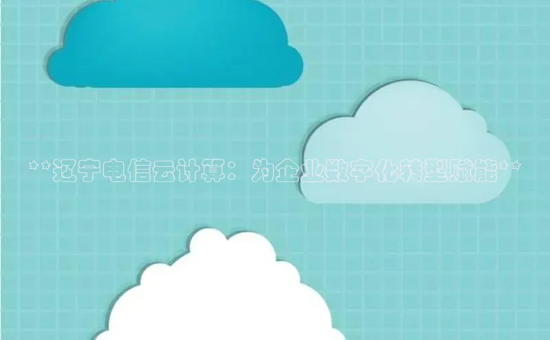 意昂4凯捷体育哇咔哇咔文化**辽宁电信云计算：为企业数字化转型赋能**