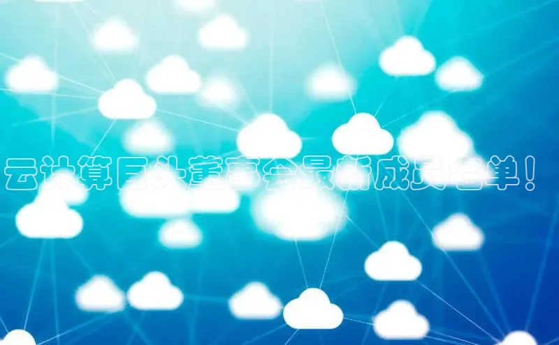 意昂4凯捷美团云计算巨头董事会最新成员名单！