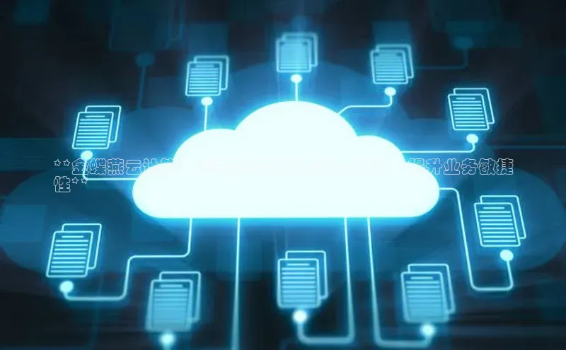 凯捷体育58同城**金蝶燕云计算：您的数字化转型合作伙伴，提升业务敏捷
性**