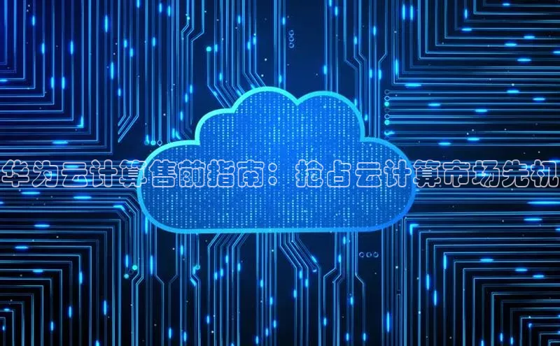 凯捷轻美电器华为云计算售前指南：抢占云计算市场先机