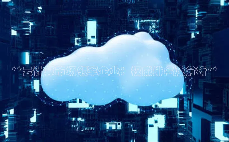 凯捷体育梯哥哥科技**云计算市场领军企业：权威排名及分析**