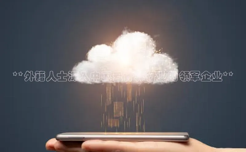 意昂4凯捷体育每日互动**外籍人士深入中国云计算行业的领军企业**